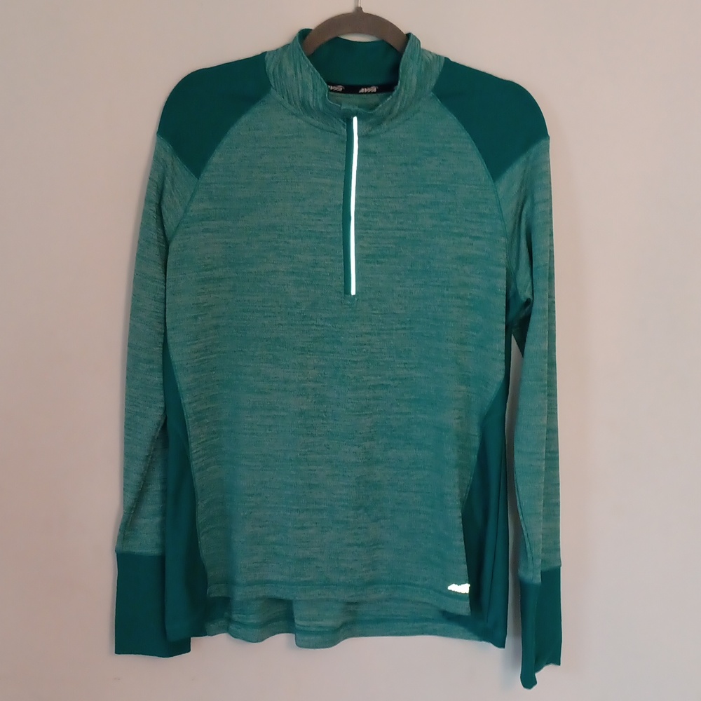 Avia Brand Long Sleeve Workout Pullover Size Large Color Green